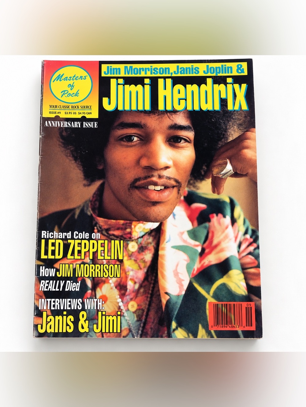 Vintage 1992 Masters of Rock #9 Jimi Hendrix Morrison Joplin Led Zeppelin